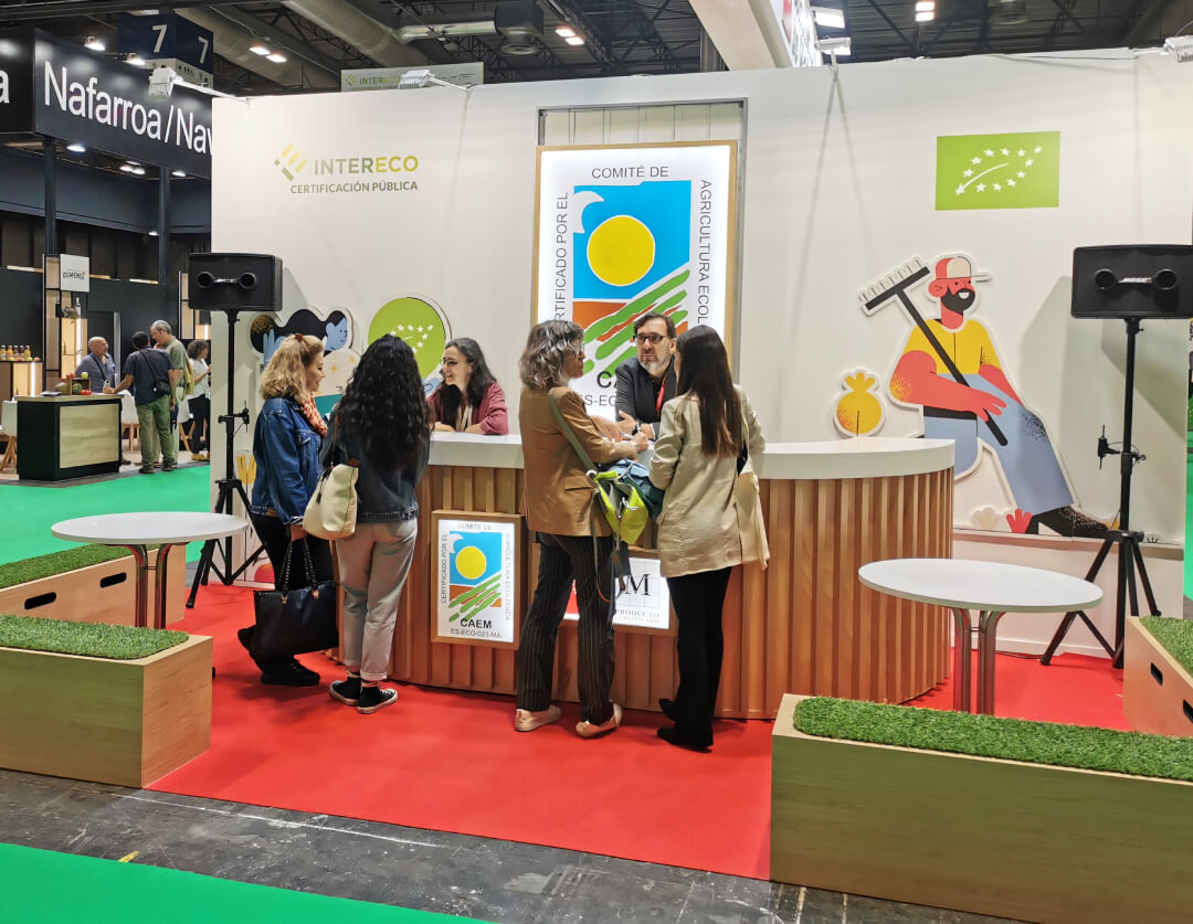 stand agricultura ecologica madrid organic food 2023