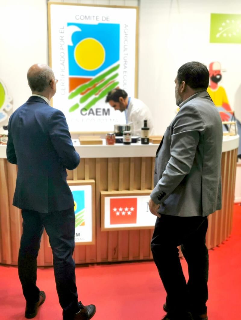 Showcooking Caem en organic food